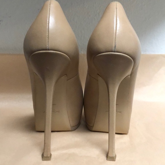 YSL tribtoo Nude Stiletto Heel Size 39 worn once - Picture 11 of 16